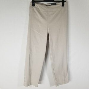 Roz&Ali Khaki Women's PullOn Pants Sz 24